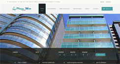 Desktop Screenshot of hotelplazamar.com.br